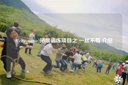 廊坊拓展训练项目之 一丝不苟 介绍